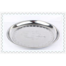 Hot Sale 30-52cm Flower Style Stainless Steel Round Plate